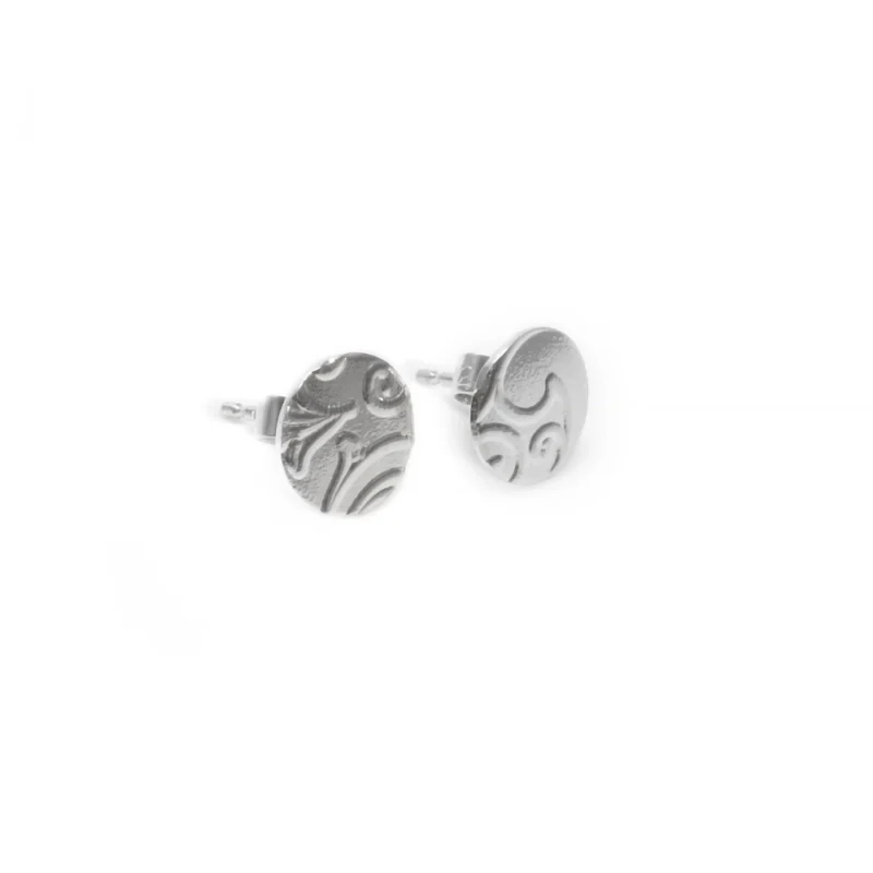 sterling silver floral earrings